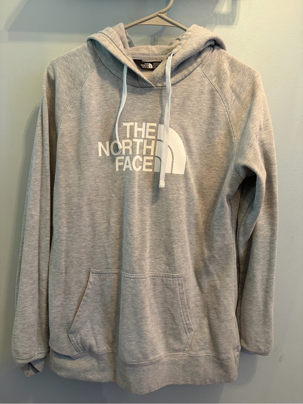 The North Face women’s  Grey Logo Hoodie
